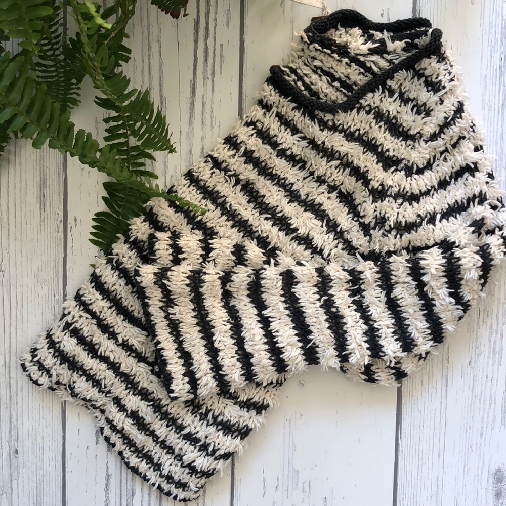 Free People Chunky Striped Sweater